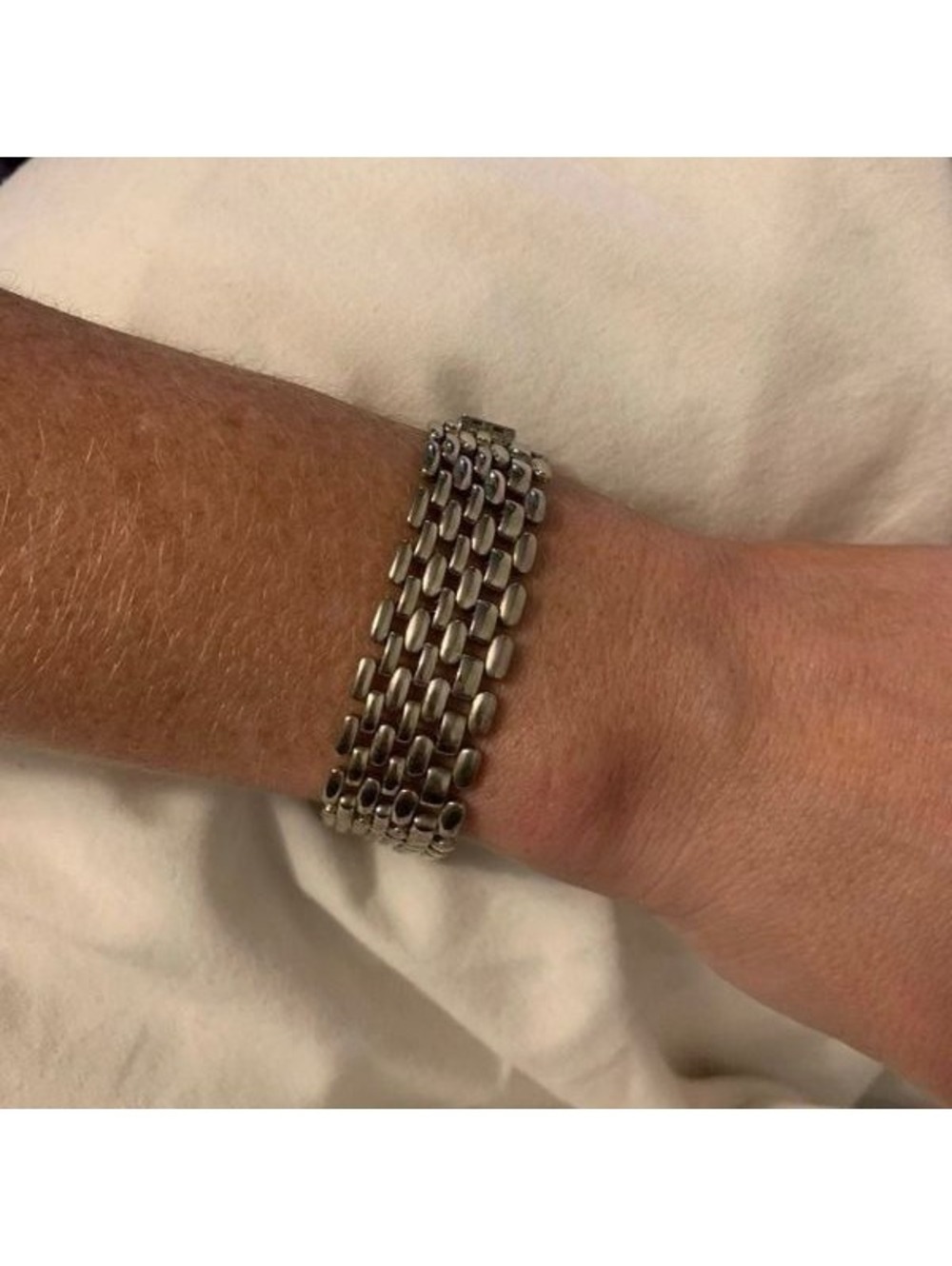 Silver Plated Mesh Bracelet